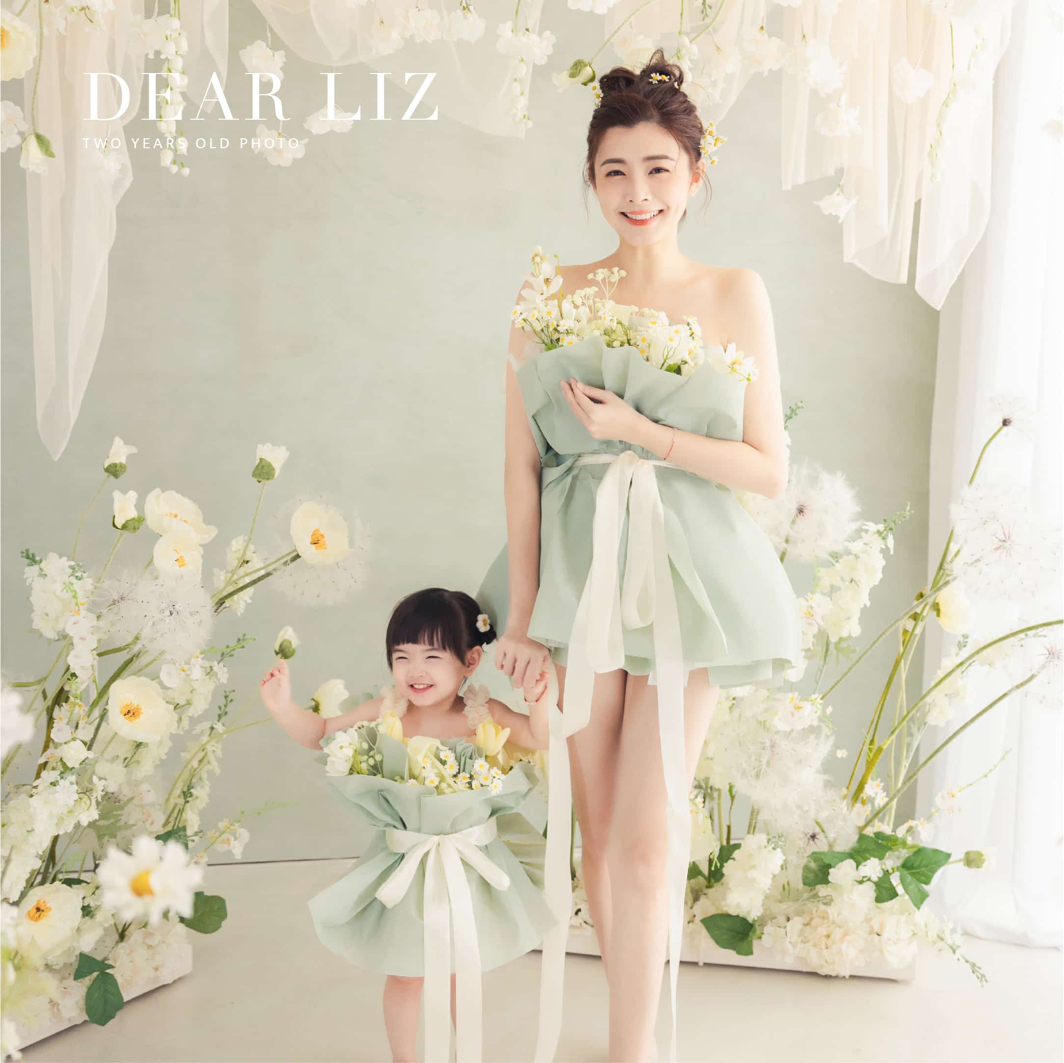 週歲寫真:小芝麻和媽媽夏如芝