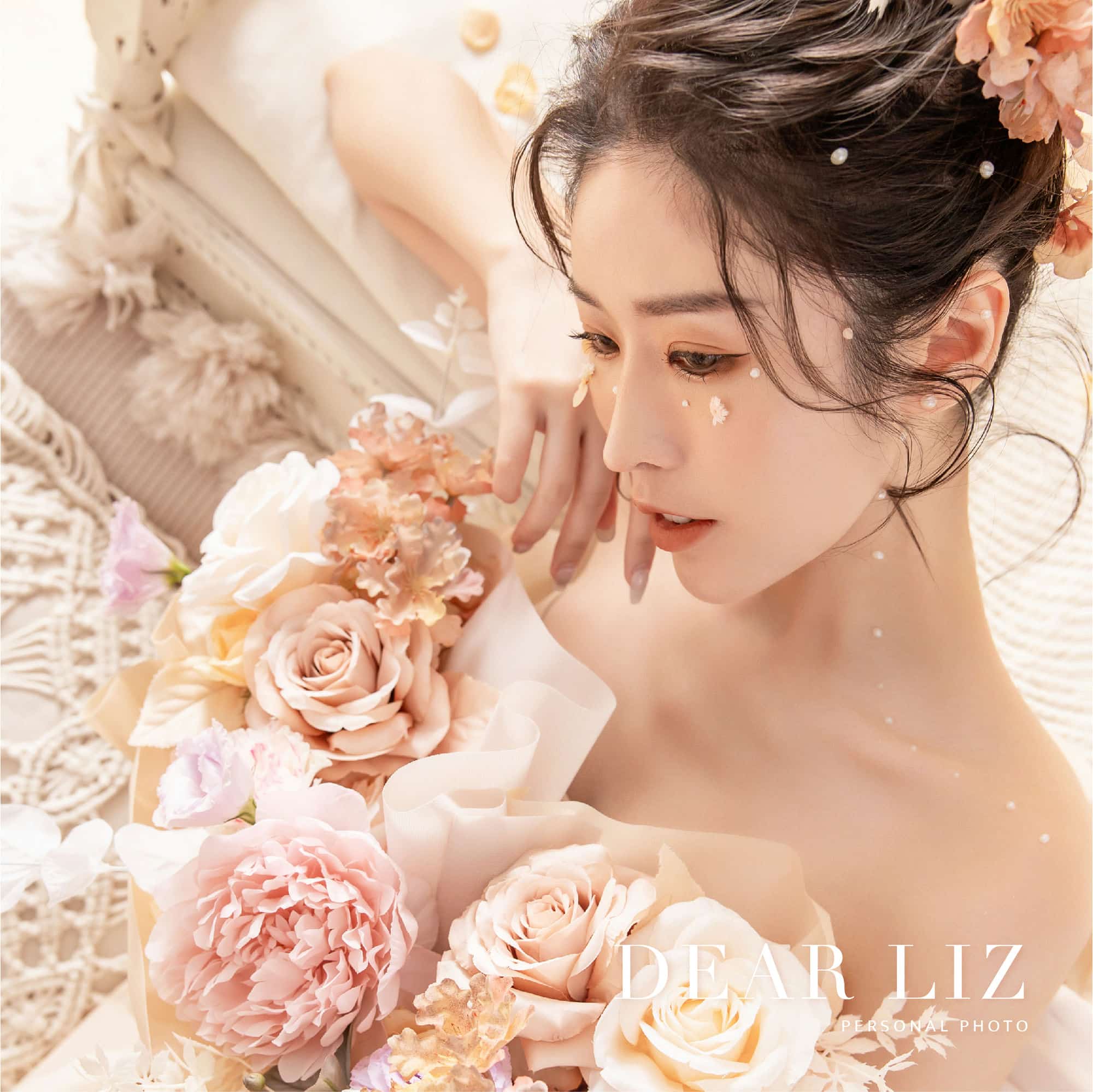 花束寫真-若青