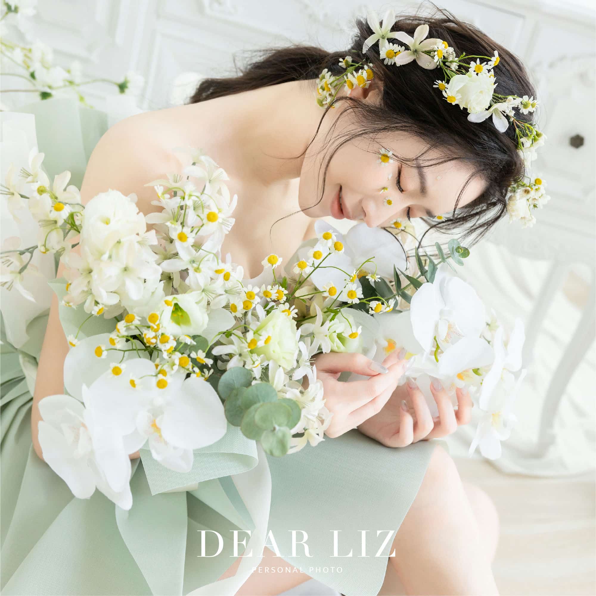 花束寫真-若青