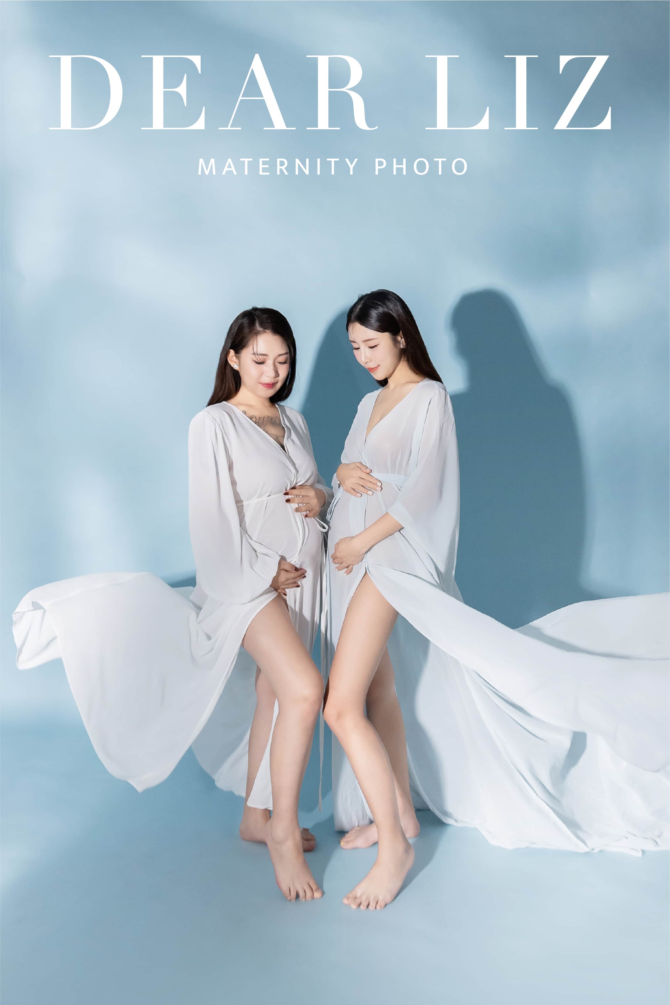 孕婦寫真：濃濃和閨蜜阡阡