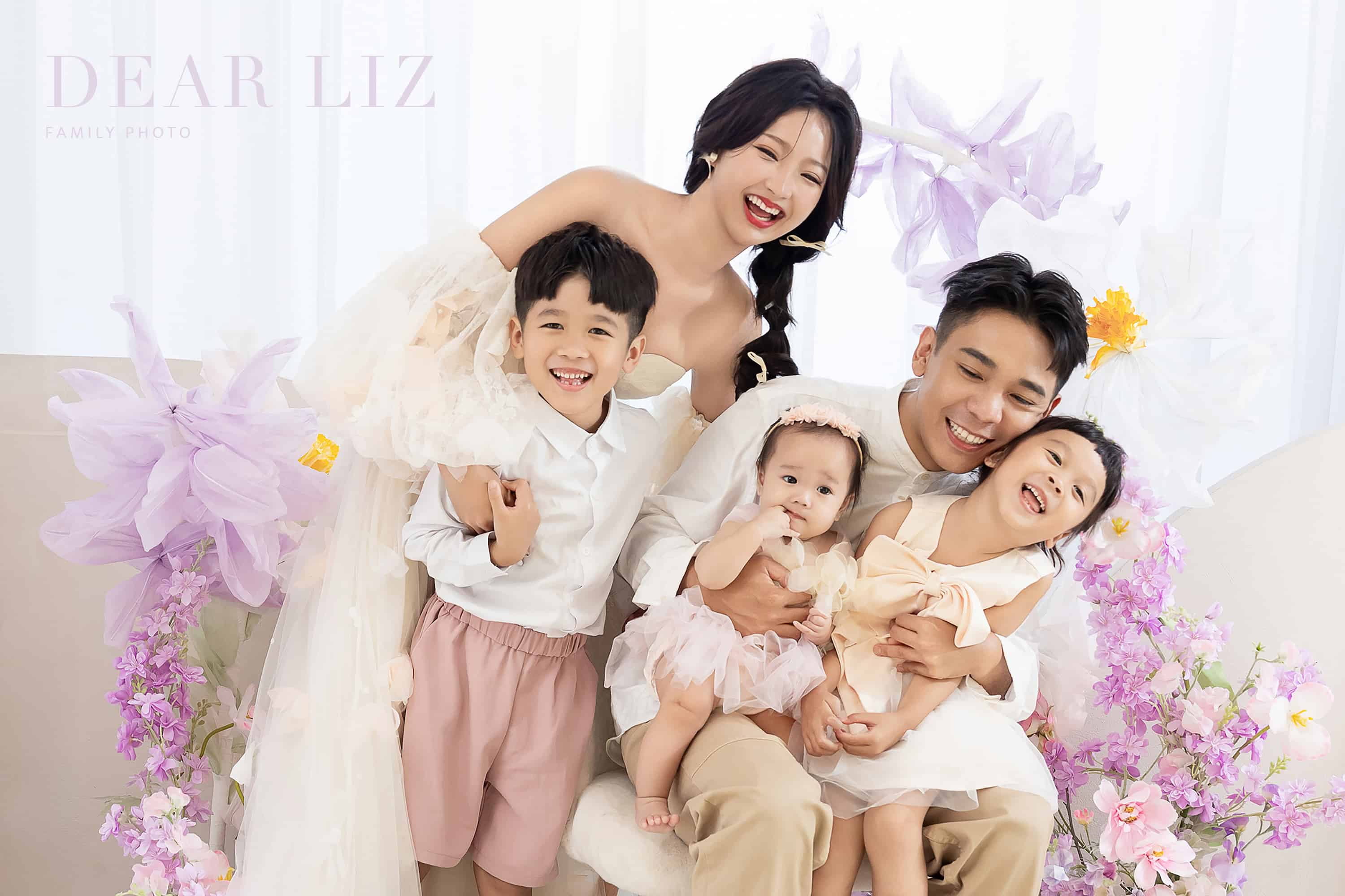 Eric和Mini一家人的家庭寫真