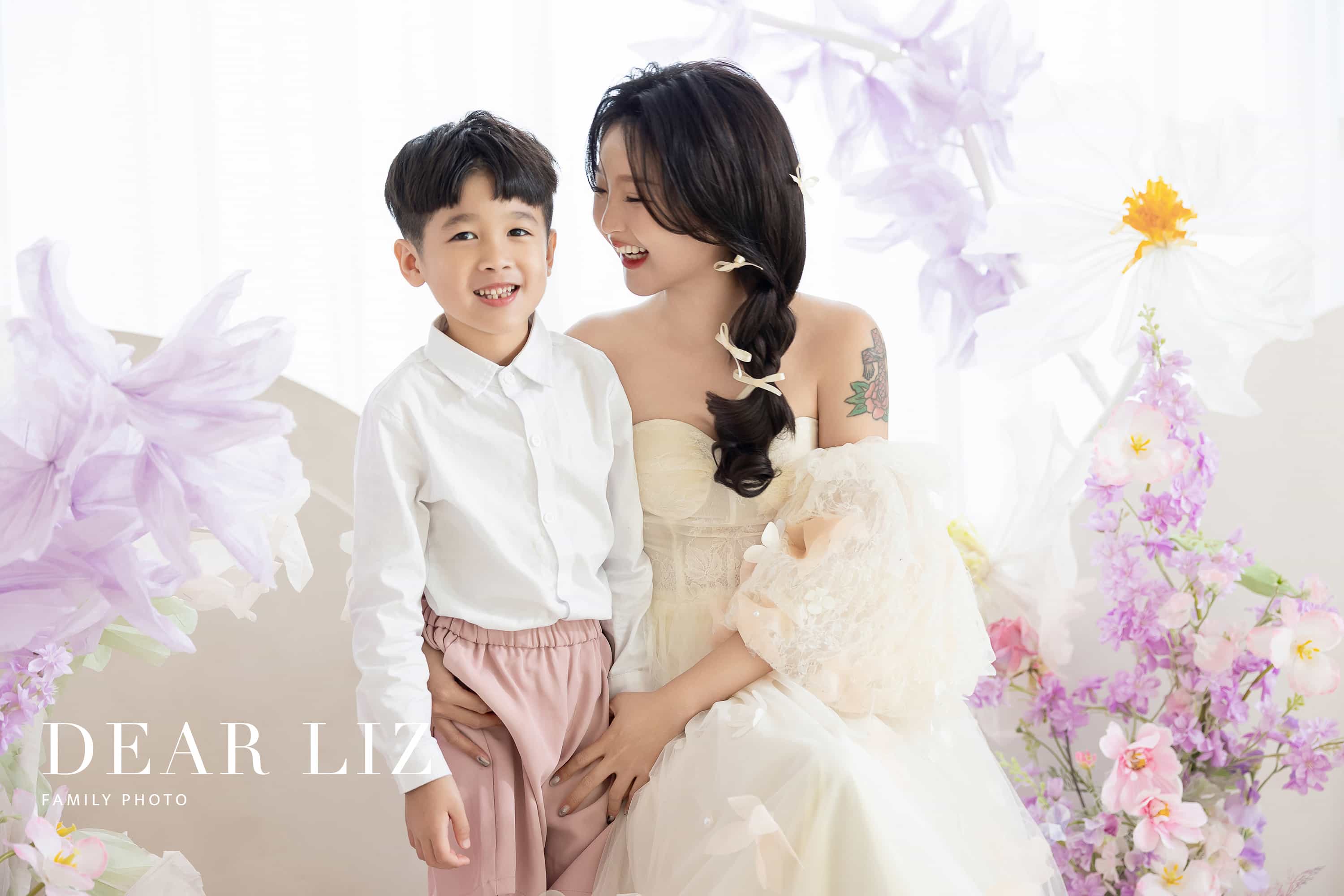 Mini和大寶兒子小徹合照